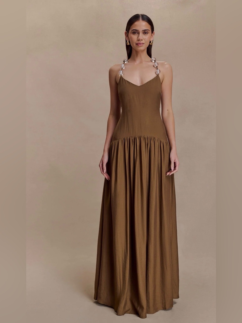 Meshki
Darling
Linen Maxi Dress - Chocolate size M